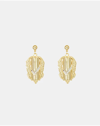 Kitte - Estate Earrings - Gold