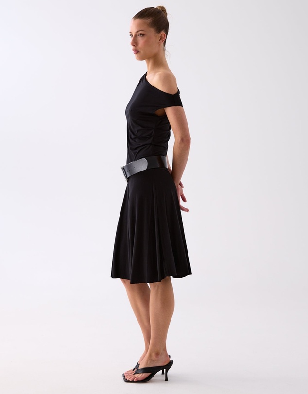 Style Addict - Elara Asymmetric Midi Dress