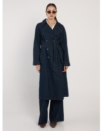Fate + Becker - Koa Denim Trench Coat