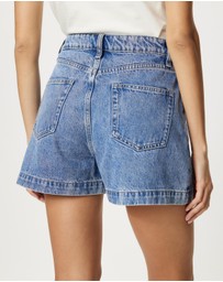 Assembly Label - Boxy Denim Shorts