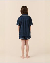 Gingerlilly - Mini Sonia Silky Satin Short PJ Set
