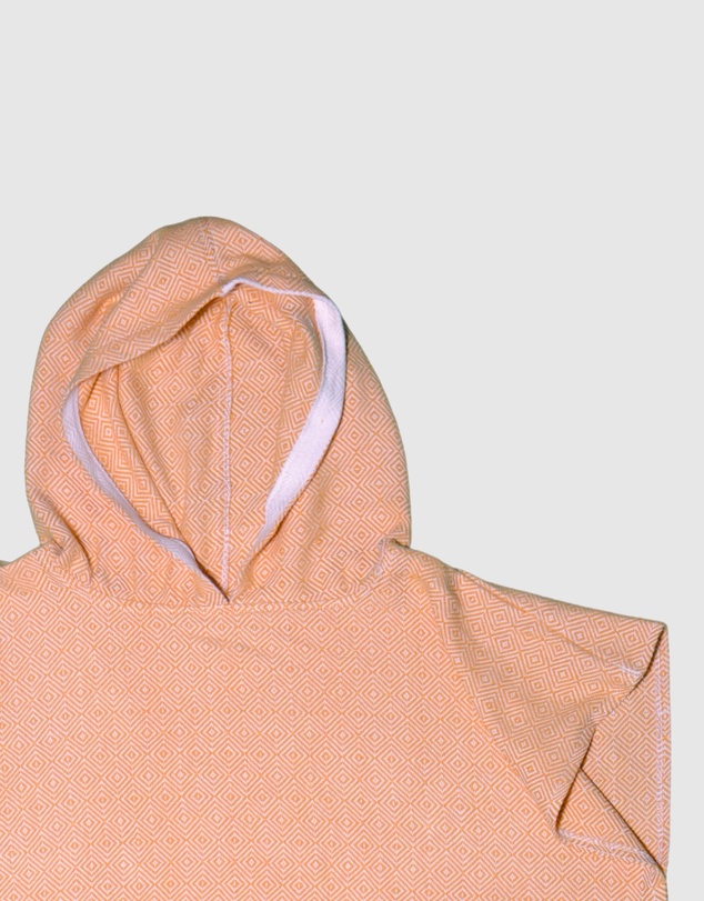 Tolu Australia - Adult Hooded Beach Towel in Orange – Quick-Dry Swim Poncho for Swimming & Surfing