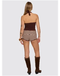 Thrills - Dayna Knit Halter Top