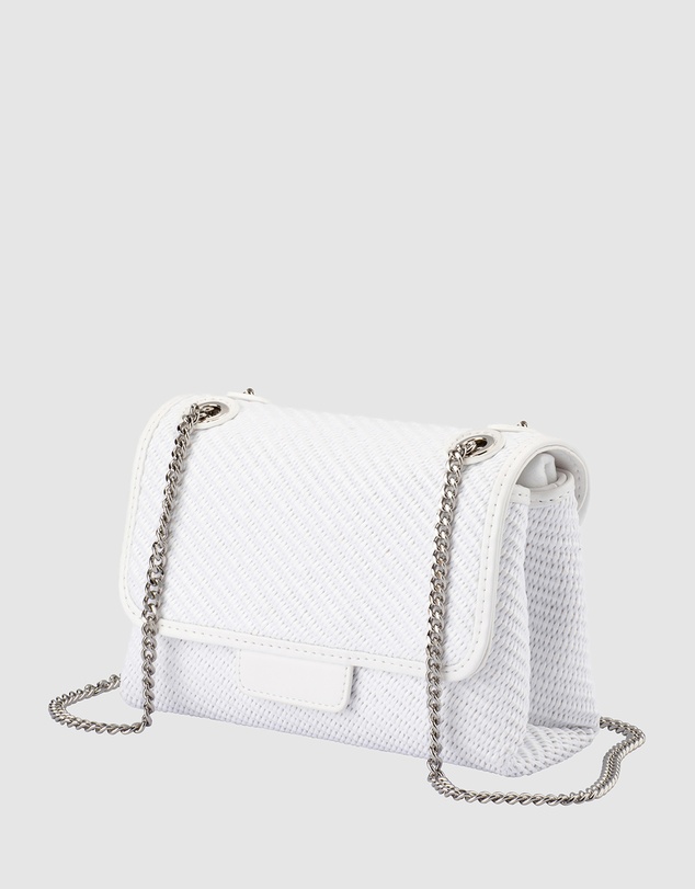 Olga Berg - Alexa Woven Shoulder Bag