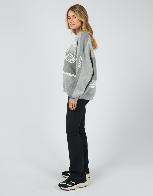 All About Eve - Kyoto Vintage Panel Crew Grey Marle