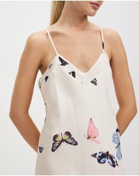Gingerlilly - Nonny Butterfly Silky Chemise