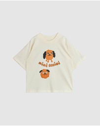 Mini Rodini - Doggies SP SS Tee - Babies-Teens