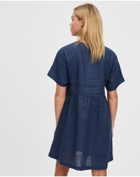 White By FTL - Zavi Linen Dress