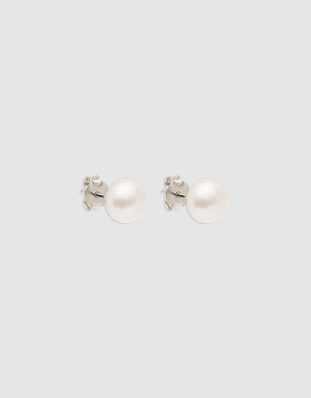 By Charlotte - Floating On Air Pearl Stud Earrings - 8mm