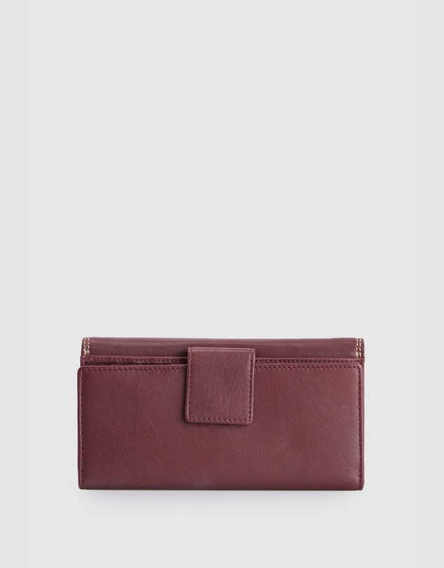 Evity - Maya Leather Large Clutch