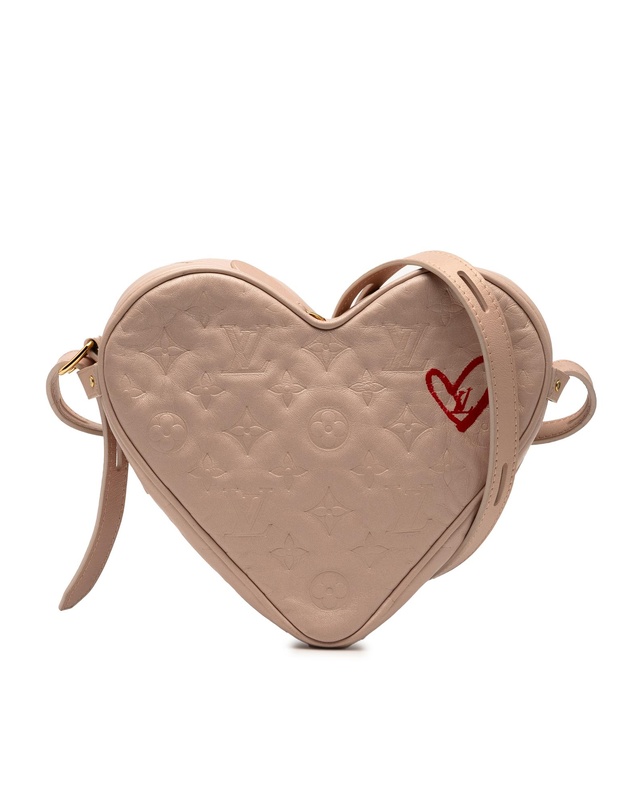 Pre-Loved by Azura Reborn - Pre-Loved Monogram Embossed Lambskin Fall In Love Sac Coeur