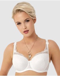 Nessa - Abbi Wired Padded Large Cup Bra with Lace