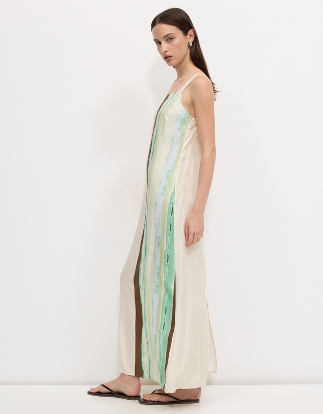 Calli - Stripe Column Maxi Dress