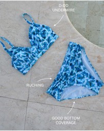 Nip Tuck Swim - Celestial Waters Brigitte Ruched Bikini Pant