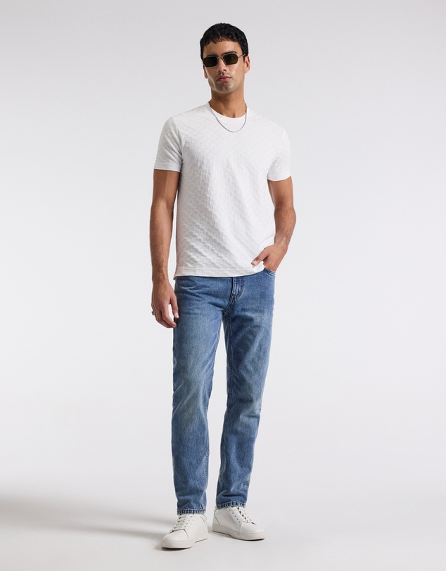 Calibre - Monogram Jacquard T-shirt White