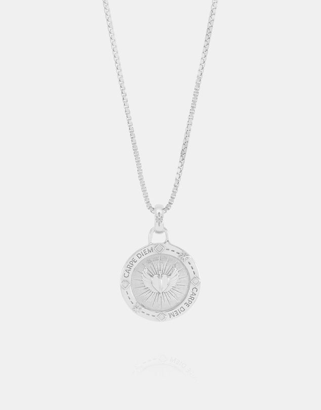 Rachel Jackson - Carpe Diem Token of Love Necklace Silver