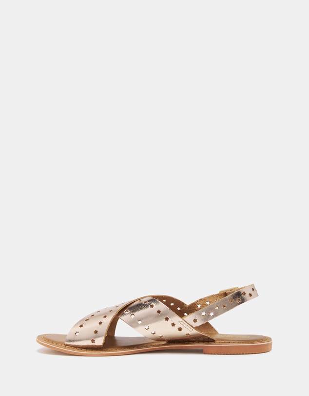 Just Because - Malita Leather Slingback Sandals