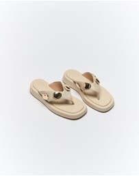 Goldie The Label - Boston Leather Slide