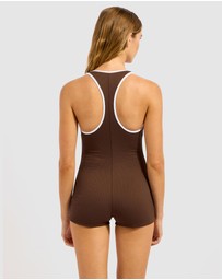 Seafolly - Retro Boyleg One Piece