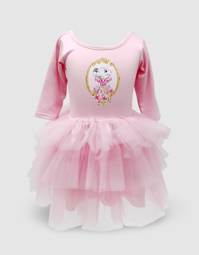 Claris The Chicest Mouse In Paris By Pink Poppy - Claris: The Chicest Mouse In Paris™ Fashion Print Tulle Dress