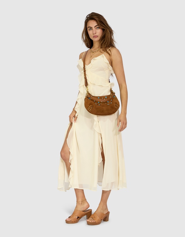 Belle & Bloom - Take Me Away Maxi Ruffle Sundress