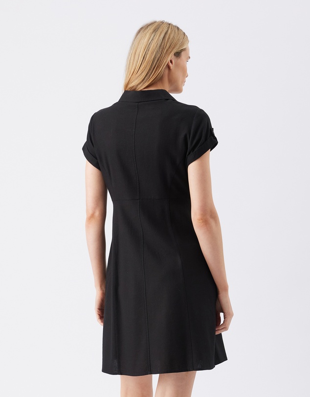 Ripe Maternity - Colette Tie Up Linen Dress