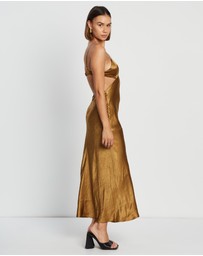 Third Form - Crush Bias Tri Midi Dress