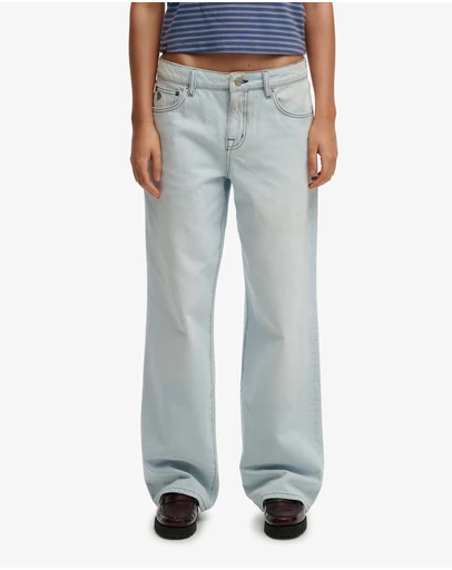 Superdry - Mid Rise Wide Leg Jean