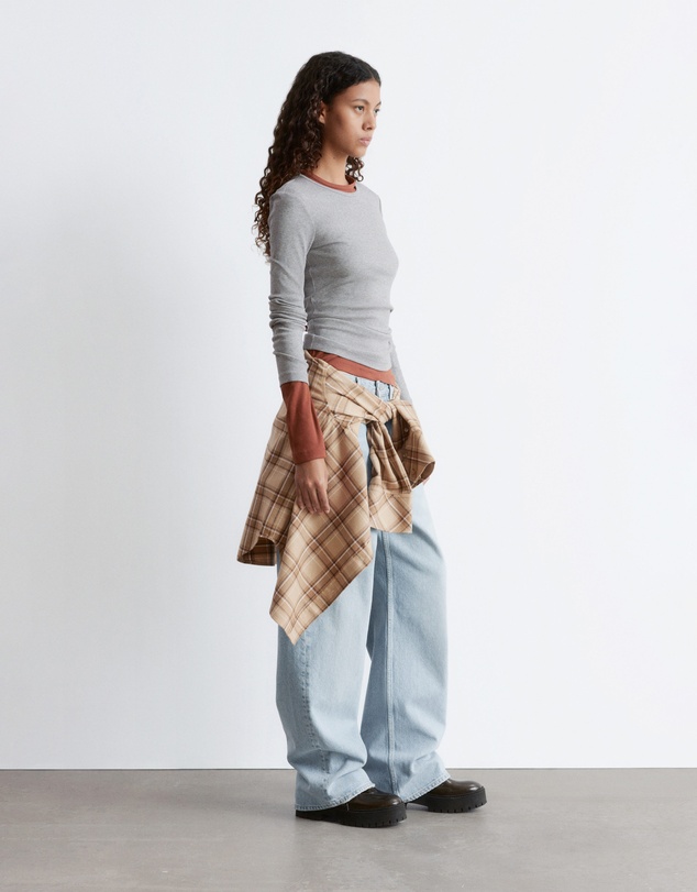 & Other Stories - Ribbed LS Top