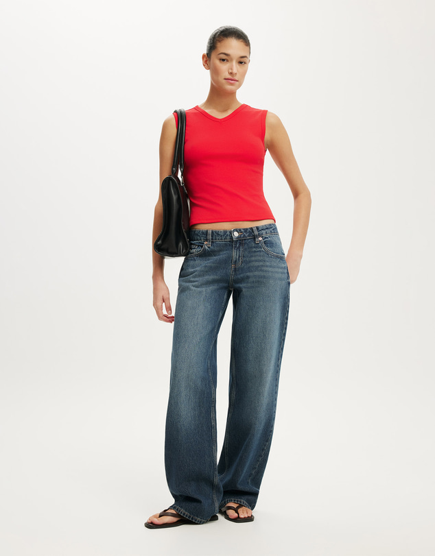 Cotton On - 90S V Neck Tank