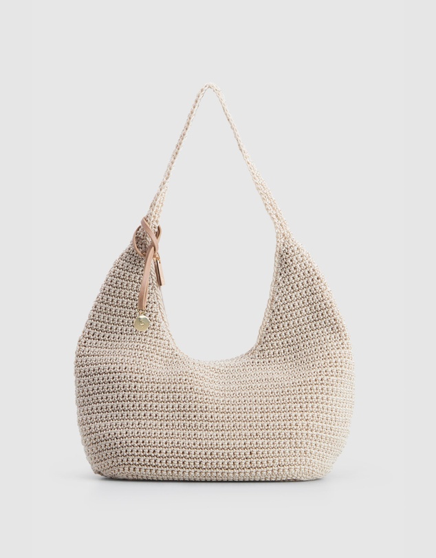 Laura Jones - Rayon Crochet Shoulder Bag