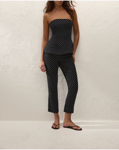 Lola Polka Dot, Black & Cream