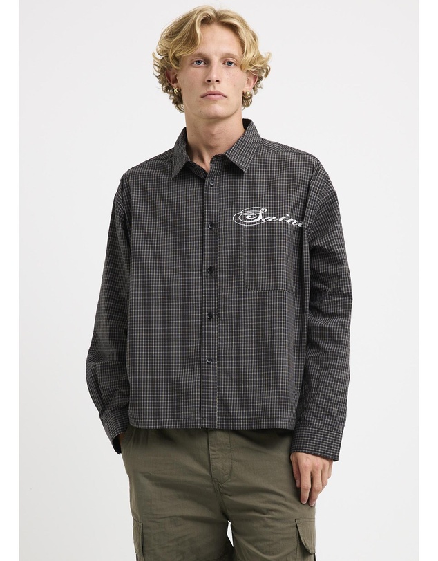 Black Noise White Rain - El Porter Long Sleeve Shirt