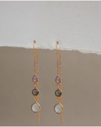 Meshca - Lily threader earrings