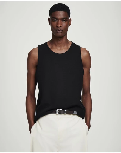 COS - Textured Cotton Jersey Vest