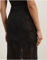 Atmos&Here - Camille Lace Midi Skirt