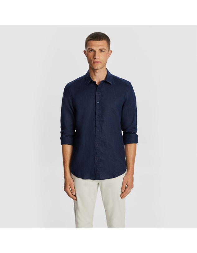 yd. - West Hampton Pure Linen Shirt
