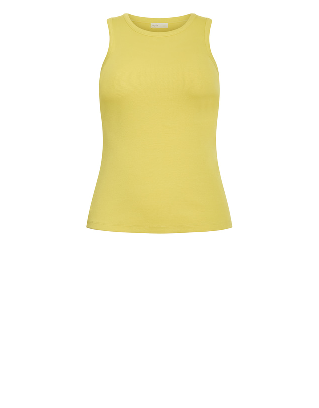 City Chic - Plus size Talia Rib Tank - citrus