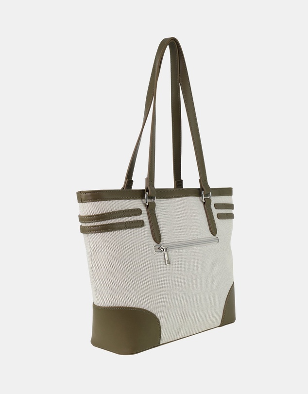 Milleni - Milleni Vegan Leather 2-tone Shoulder Bag