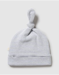 Wilson & Frenchy - Organic Stripe Rib Knot Hat - Babies