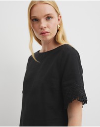 Country Road - Scalloped Mini Dress