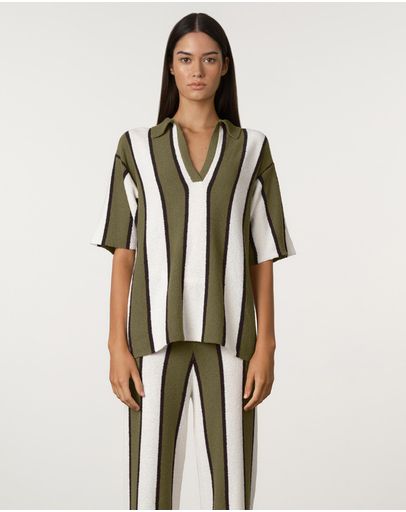 Olive Stripe