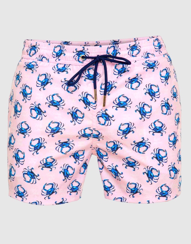 Tolu Australia - Pink Boardshorts with Crabs
