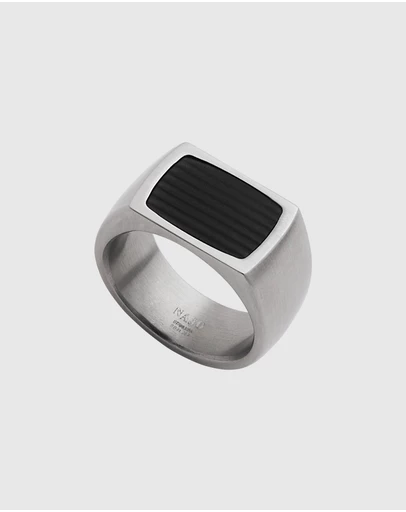 Najo - Paladin Men's Carbon Fibre & Steel Ring