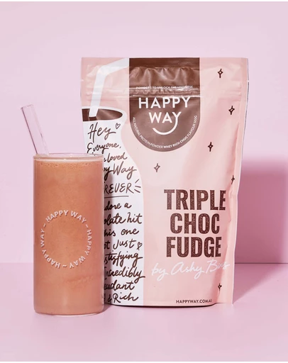 Happy Way - Ashy Bines Triple Choc Fudge Whey Protein Powder