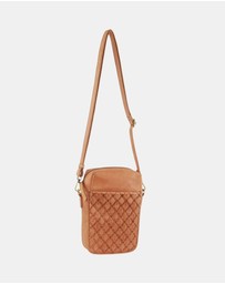 Pierre Cardin - Pierre Cardin Leather Embossed Phone Crossbody Bag