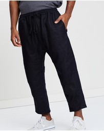Surrounded By Ghosts - The Eskolaite Linen Drawstring Pants