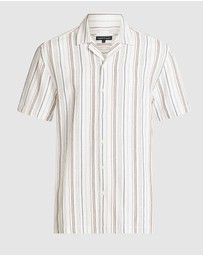 Tarocash - Crete Stripe Texture Shirt