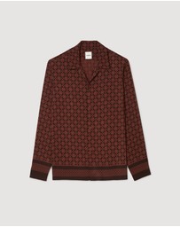 Sandro - Square Cross Ml Shirt