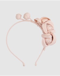 Max Alexander - Leather Flowers Headband